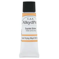 CAS AlkydPro Fast-Drying Alkyd Oil Color - Scarlet Ochre, 37 ml tube