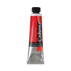 Cobra Artist Water Mixable Oil Paint - Transparent Red Medium, 40 ml tube