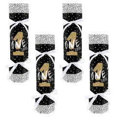 Big Dot of Happiness 1st Birthday Little Mr. Onederful - No Snap Boy First Birthday Party Table Favors - DIY Cracker Boxes - Set of 12