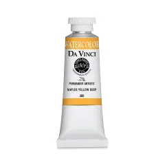 Da Vinci Artists' Permanent Watercolor - Naples Yellow Deep, 37 ml tube