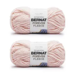 Bernat Forever Fleece Patchouli Yarn - 2 Pack of 280g/9.9oz - Polyester - 6 Super Bulky - 194 Yards - Knitting/Crochet