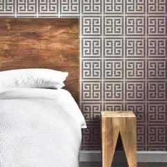 Crete Greek Key Wall Stencil