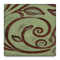 Amaco Opalescent Glaze - Pint, Moss Green