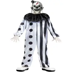 Horror Carnival Killer Clown Boy's Costume