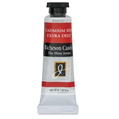Richeson Casein Paint the Shiva Series - Cadmium Red Extra Deep, 37 ml Tube