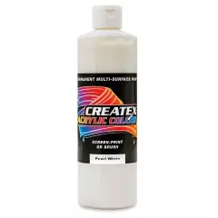 Createx Acrylics - Pearlescent White, Pint