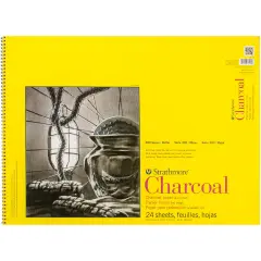 Strathmore Charcoal Spiral Paper Pad 18"X24"-24 Sheets