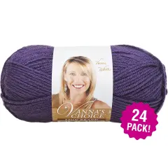 Multipack of 24 - Lion Brand Vanna's Choice Yarn-Purple