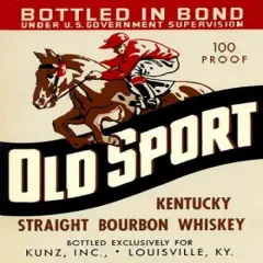 Old Sport Kentucky Straight Bourbon Whiskey Poster Print by Vintage Booze Labels - Item # VARPDX376159
