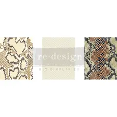 Prima Marketing Re-Design Decor Transfers 8.5"X11" 3/Sheets-Middy- Wild Textures