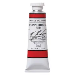 M. Graham Artists' Oil Color - Quinacridone Red, 37 ml tube