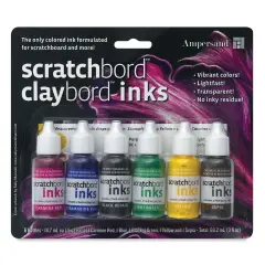 Ampersand Scratchbord Ink Set - 15 ml , Set of 6