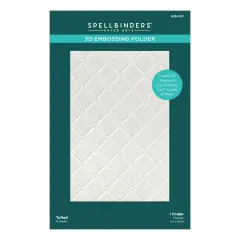 Spellbinders 3D Embossing Folder 5.5"X8.5"-Tufted
