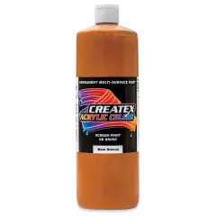Createx Acrylics - Raw Sienna, Quart
