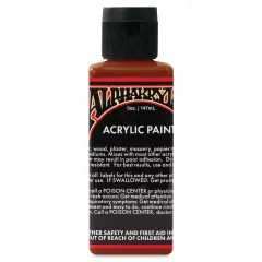 Alpha6 Alphakrylic Acrylic Paint - Burnt Caramel, 5 oz