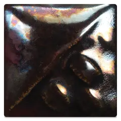 Mayco Raku Glaze - Black Metallic, RK100, Pint