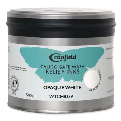 Cranfield Caligo Safe Wash Relief Ink - Opaque White, 500 g