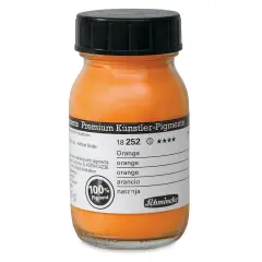 Schmincke Pigment - Orange, 100 ml Jar