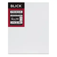 Blick Premier Belgian Linen - 16" x 20", Oil-Primed, 1-3/8" Profile