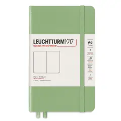 Leuchtturm1917 Blank Hardcover Notebook - Sage, 3-1/2" x 6"