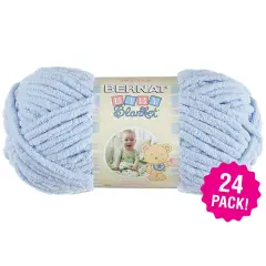 Multipack of 24 - Bernat Baby Blanket Yarn-Baby Blue