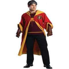 Adult's Harry Potter Gryffindor Quidditch Uniform Robes Costume