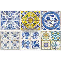 Prima Marketing Re-Design Decor Transfers 6"X12" 3/Sheets-Casa Tiles