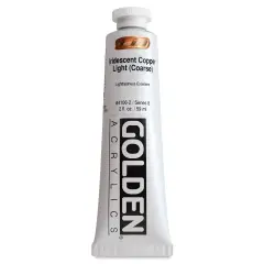 Golden Heavy Body Artist Acrylics - Iridescent Copper Light (Coarse), 2 oz tube