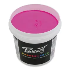 Permaset Aqua Fabric Ink - Supercover Glow Magenta, Liter
