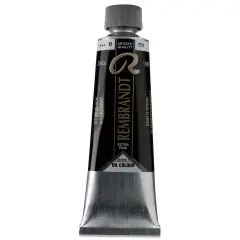 Rembrandt Artists' Oil Color - Ivory Black, 150 ml tube