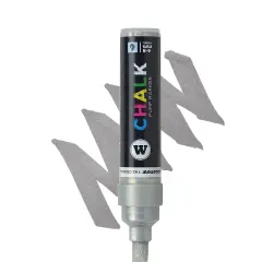 Molotow Chalk Marker - Metallic Silver, 4-8 mm
