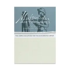 Multimedia Artboard Plein Air Acrylic Primed Linen Artist Panel - 6" x 8", 109 DP, Pkg of 3