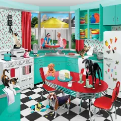 Sunsout Kitchen Mischief 500 pc Jigsaw Puzzle 46020