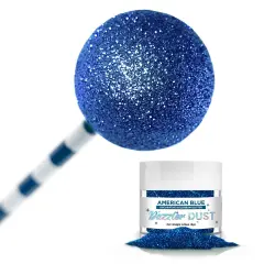 Bakell - American Blue Dazzler Dust (5g, 1x Jar) Non-Toxic Decorating Glitter for Arts and Crafts