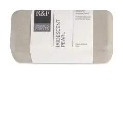 R&F Encaustic Paint Block - Iridescent Pearl, 104 ml block