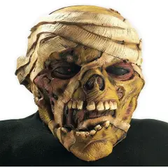 Adult's Wrapped Mummy Mask Costume Accessory