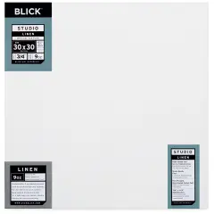 Blick Studio Linen Stretched Canvas - 30" x 30", Traditional 3/4" Profile