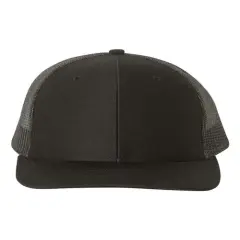 Richardson&reg; Snapback Trucker Cap Black
