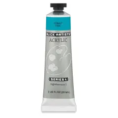 Blick Artists' Acrylic - Cobalt Teal, 2 oz tube