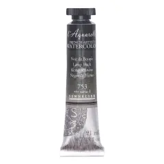 Sennelier French Artists' Watercolor - Lamp Black, 21 ml, Tube