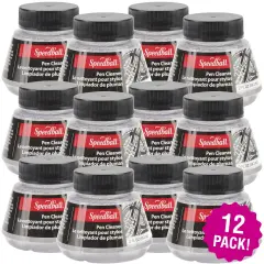 Multipack of 12 - Speedball Pen Cleaner-2oz