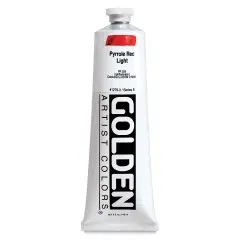 Golden Heavy Body Artist Acrylics - Pyrrole Red Light, 5 oz tube
