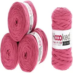 Multipack of 4 - Hoooked Ribbon XL Yarn-Bubblegum