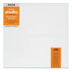 Blick Studio Stretched Cotton Canvas - Traditional Profile, 24" x 24"