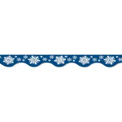 6 Winter Wonderland Room Wall Border Trim Scene Setter Decal Decoration