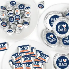 Big Dot of Happiness Happy Father's Day - Party Candy Favor Sticker Kit - 304 Pcs