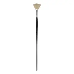 Blick Studio Bristle Brush - Fan, Long Handle, Size 4