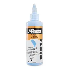 Matisse Fluid Acrylic - Australian Sky Blue, 135 ml