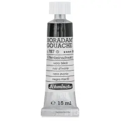 Schmincke Horadam Artist Gouache - Ivory Black, 15 ml tube