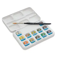 Van Gogh Watercolors Set - Set of 12, Shades of Nature